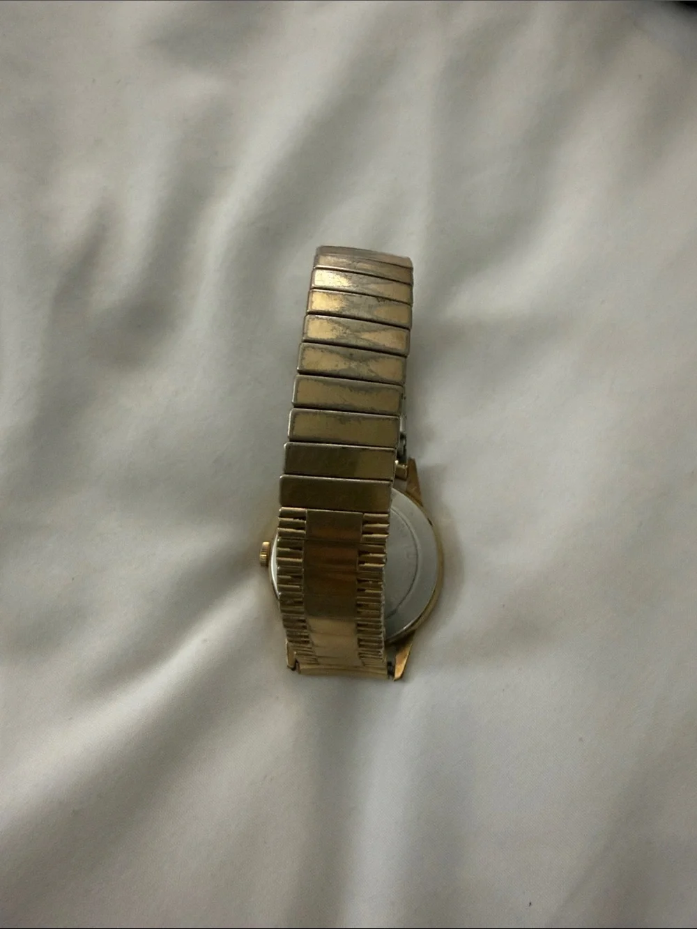 Caravelle Men's Gold Tone Vintage Dress Watch - Gold Dial